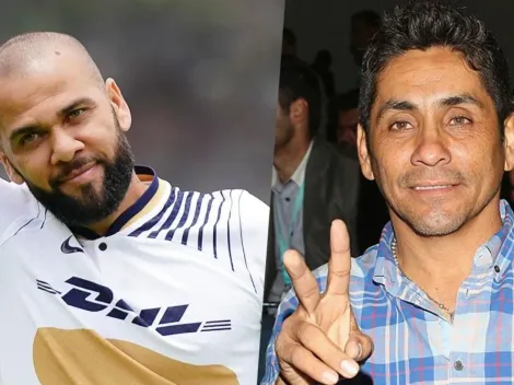 Tras presentarse en Pumas, Dani Alves recibió una gran bienvenida de Jorge Campos