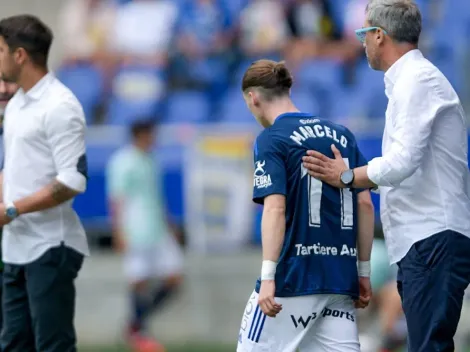 Marcelo Flores, elogiado tras su debut con el Real Oviedo