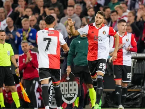 El impresionante promedio goleador de Santi Giménez en Feyenoord