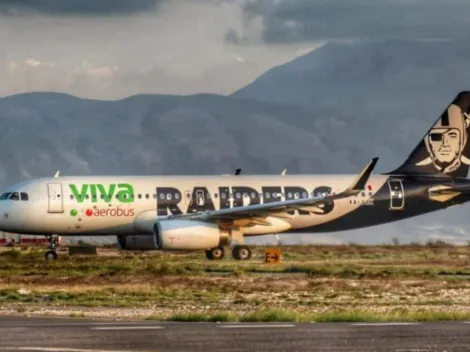 El avión de los Raiders de Viva Aerobus realizó su primer vuelo