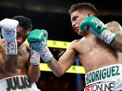 ¡Es un fenómeno! Bam Rodríguez volvió a brillar para calentarle el ring a Canelo y Golovkin