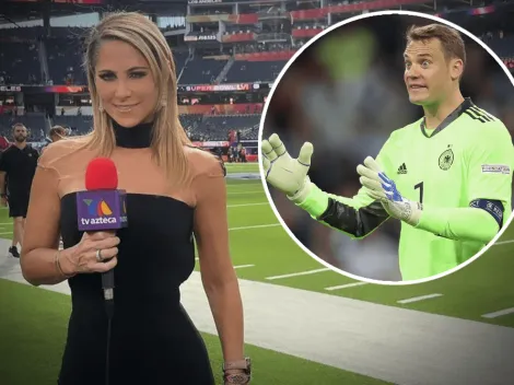 Inés Sainz exhibe a Manuel Neuer por actitud reprochable