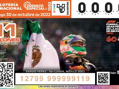 ¡A comprar tu cachito! Lotería Nacional presenta billete del Gran Premio de la Ciudad de México