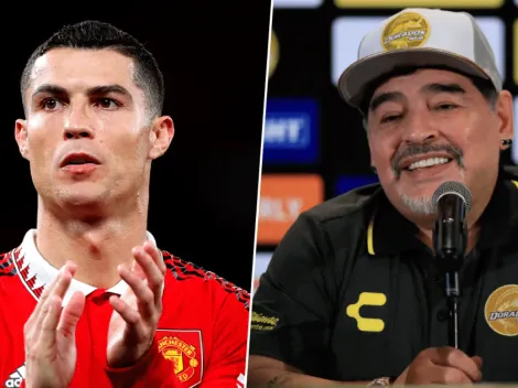 El club de Maradona anunció a Cristiano Ronaldo como “refuerzo”