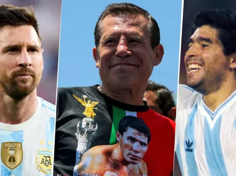 Julio César Chávez eligió entre Messi y Maradona