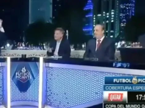 VIDEO | Faitelson le da un balonazo en la cara a José Ramón Fernández