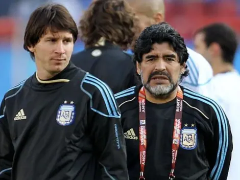 ¿Motivación? Lionel Messi recordó a Diego Maradona en Instagram