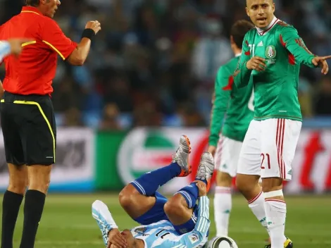 Bofo Bautista calentó el México vs. Argentina y etiqueta a Palermo