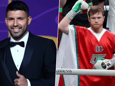 Kun Aguero le respondió a Canelo Álvarez: "Seguramente no sabes de futbol"