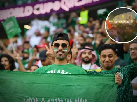 VIDEO | Previo a jugar contra México, fans de Arabia Saudita hacen sorpresa