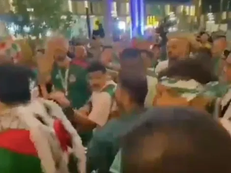 VIDEO | Hubo golpes entre los fanáticos de México y Arabia Saudita