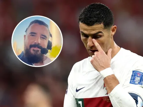 ¿Y su Cristiano? Así vivió Álvaro Morales la eliminación de Portugal a manos de Marruecos