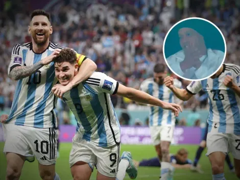 VIDEO | Ronaldinho se emocionó con los goles de Argentina y Messi