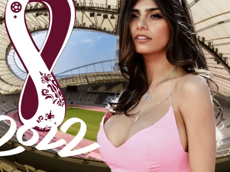 ¡Lo traicionó el subconsciente! Reportero confunde estadio de Qatar 2022 con nombre de Mia Khalifa