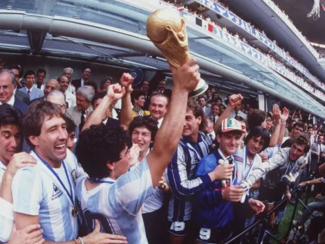 La foto de Maradona en México que predijo el título de Argentina en Qatar