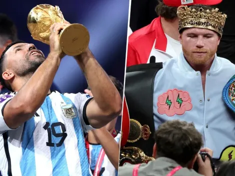 ¿Mensaje amistoso o nueva provocación de Kun Agüero a Canelo Álvarez?