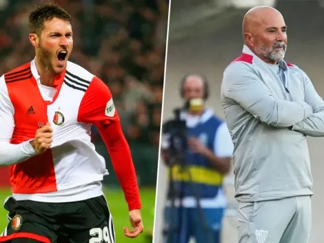 ¿Santi Giménez? Sampaoli hizo una petición muy especial al Sevilla