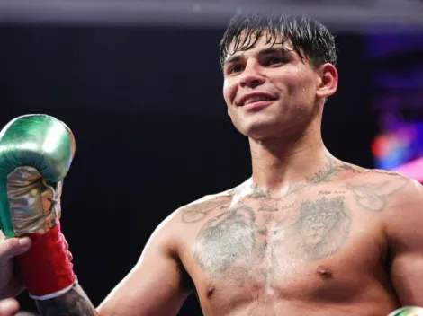 La llamativa reacción de Ryan Garcia al cara a cara de Gervonta Davis y Héctor Luis García