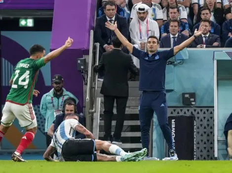 Scaloni confiesa que su peor momento en el Mundial fue vs. México