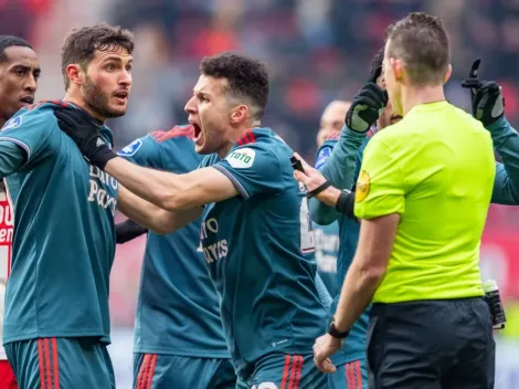 La polémica jugada de Santi Giménez que impidió la victoria del Feyenoord