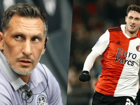 ¿Se va del Feyenoord? Chaco Giménez habló sobre el futuro de Santi