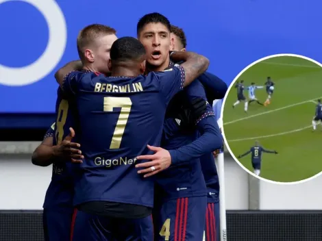 VIDEO: Edson Álvarez , volea y golazo para Ajax ante Heerenveen