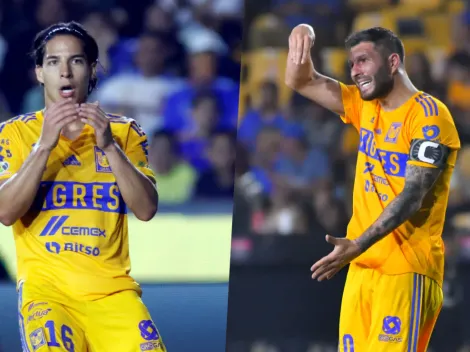 Así fue la "reconciliación" entre André-Pierre Gignac y Diego Lainez