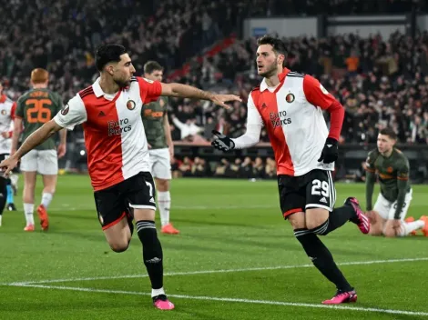 Santi Giménez marca un golazo para adelantar al Feyenoord ante Shakthar