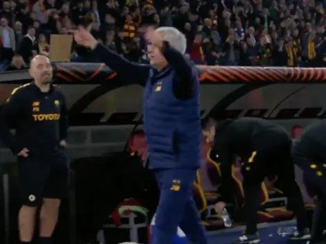 VIDEO | La EUFÓRICA reacción de Mourinho tras eliminar a Santi