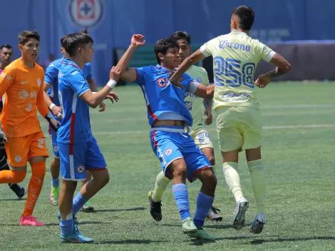 Pelea en Sub-18 entre América y Cruz Azul ya tiene sanciones confirmadas