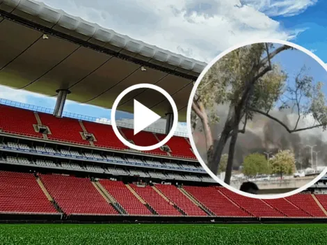 Incendio en el Estadio Akron antes del Chivas - Atlas