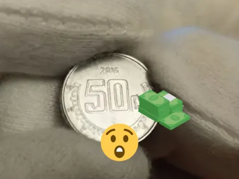 El error que hace que esta moneda de 50 centavos se venda en 75, 000 pesos