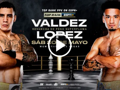 Dónde ver Óscar Valdez vs. Adam Lopez EN VIVO por una pelea de Boxeo: Cartelera completa y TV
