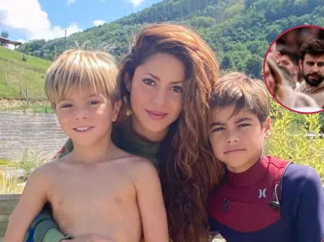 Esta fue la reacción de Piqué al entererse que sus hijos aparecerían en "Acróstico" de Shakira