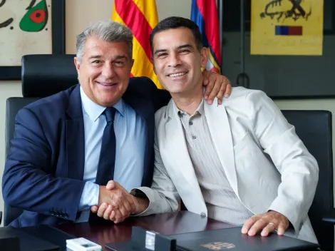 Joan Laporta llena de elogios a Rafa Márquez