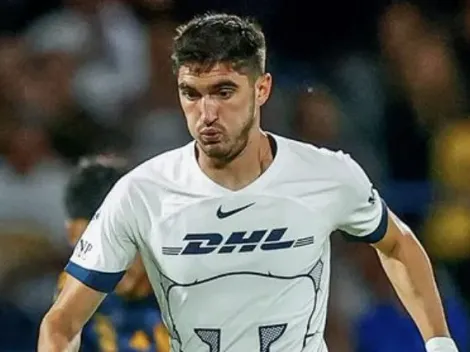 El tremendo fastidio de Gustavo del Petre tras ser reemplazado en Pumas vs Atlético San Luis