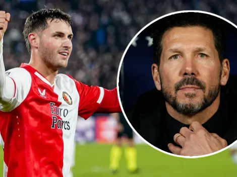 Cholo Simeone y los elogios esperados para Santiago Giménez