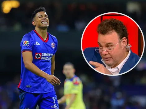 Siempre polémico: David Faitelson baja a Cruz Azul como candidato al título