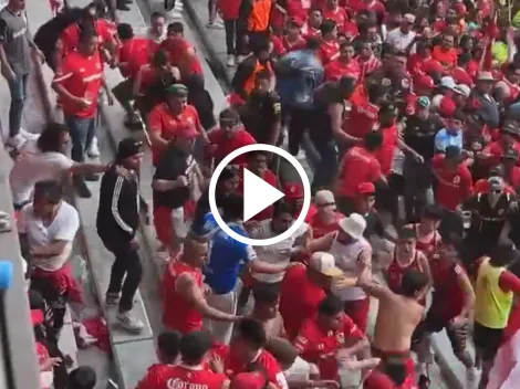 Aficionados de Toluca se pelearon entre sí en la grada