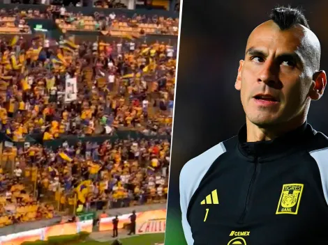 Video: el homenaje de la afición de Tigres a Nahuel Guzmán