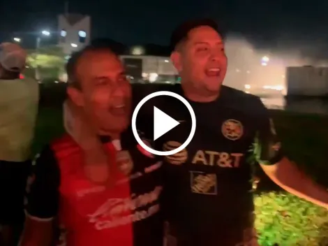 VIDEO: fanáticos de Atlas acompañaron los festejos del América campeón
