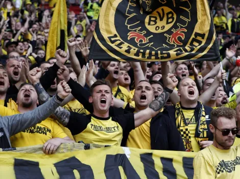 Invasión amarilla: 100.000 aficionados del Borussia Dortmund llegaron a Londres