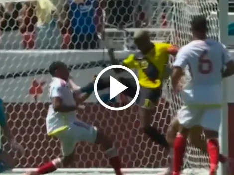 Patada y roja: la violenta entrada de Enner Valencia contra Venezuela