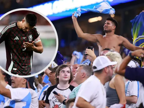 De ida y vuelta: fanáticos de Argentina se rieron de México por la eliminación en primera ronda