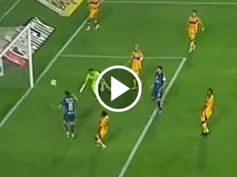 Video: el increíble fallo de Álvaro Fidalgo ante Tigres