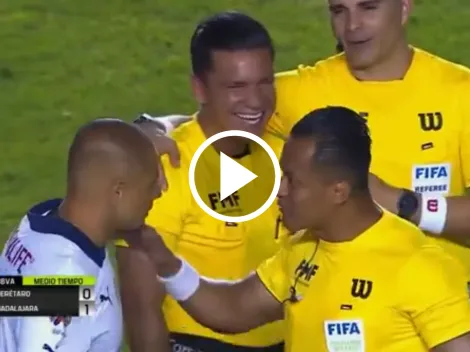 Chicharito fue blanco de burlas tras el gesto de un árbitro