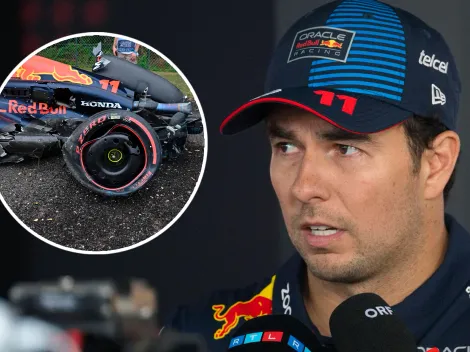 Checo explicó la razón de su accidente en Hungría