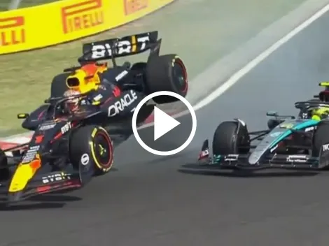 El espectacular toque entre Verstappen y Hamilton