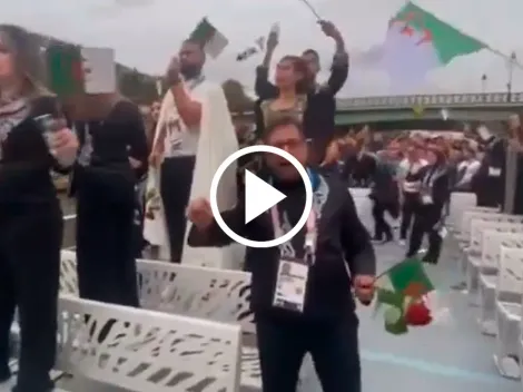El conmovedor gesto de los atletas argelinos en la ceremonia inaugural de los Juegos Olímpicos