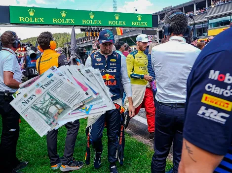 La prensa internacional destrozó a Checo tras el GP de Bélgica